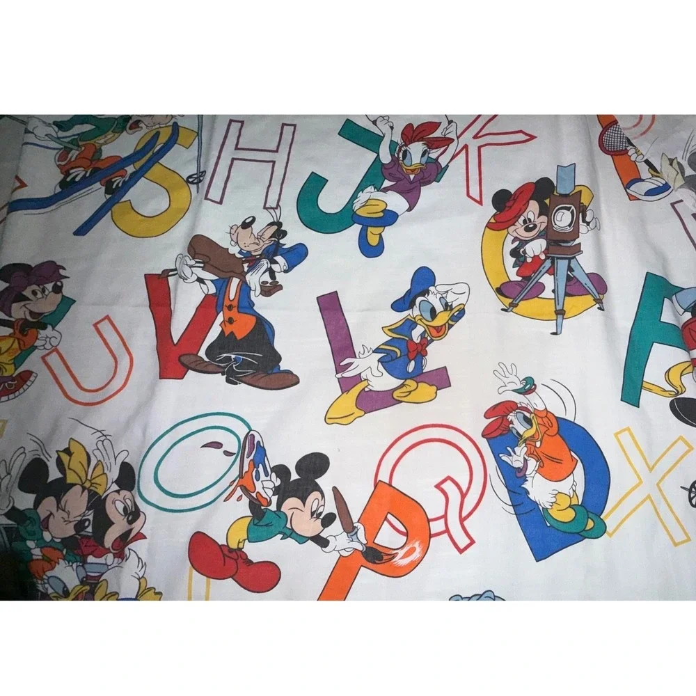 80s Disney Character‎ Storyboard Sheet | Pristine Vintage Cotton Blend